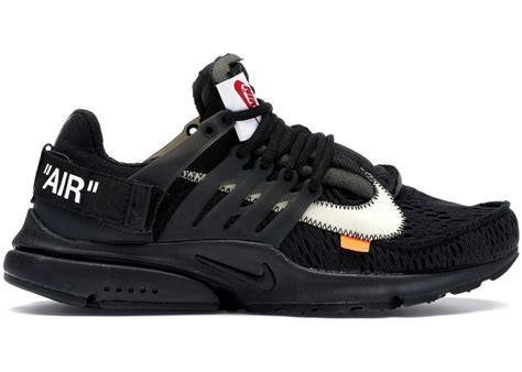 off white nike presto black fake|off white presto price.